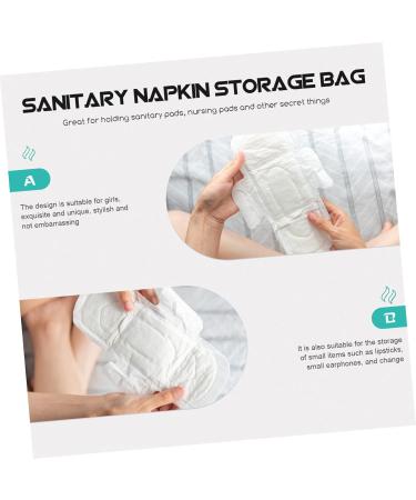 Gleavi 2-Pack Napkin & Tampon Storage Bags - Green Travel Coin & Menstrual Pillow Holders for Women - Buy Online on GoSupps.com