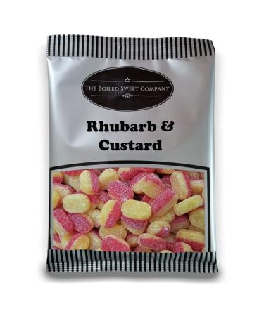 Pick and Mix Boiled Sweets Share Size Bags - Traditional Boiled Sweets - The Boiled Sweet Company (Rhubarb and Custard Sugar Coated 1kg)