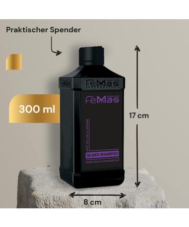  Femmas FemMas Silver Shampoo for Yellow and Orange 300ml - Buy Online on GoSupps.com
