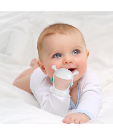 Amesor Mushroom Bite Ring | Easy-to-Use Baby Teething Ring | Food-Safe Silicone | Green Teething Solution - Buy Online on GoSupps.com
