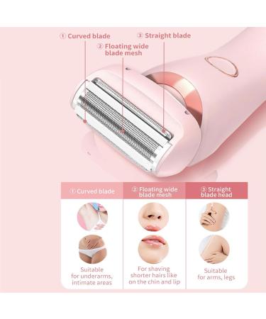 Duskofficial Razor Dusk Razor for Women Glide Pro 3.0 Razor Dusk Glide Pro 3.0 Shaver Dusk Shave The Glide Pro 3.0 Razor Dusk Dusk Official Electric Razor Wet & Dry Shaver (2Pcs-Pink) - Buy Online on GoSupps.com