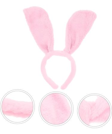 GLSTOY 1pc Animal Ear Headband Festival Hair Ornament Unique Headdress Ball Hair Hoop Party Supply Dog Ear Hair Hoop Party Hair Accessory Festival Hair Hoop Party Headdress Decoration 32x12cm Pink - Buy Online on GoSupps.com