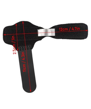 Claw Toe Corrector & Straightener Plate - Aluminum Stabilizer for Children & Adults - Black - Buy Online on GoSupps.com