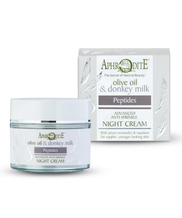 Aphrodite Anti-Wrinkle & Anti-Pollution Night Cream. Daily night care to soothe skin and improve skin elasticity (50 ml / 1.70 fl oz)