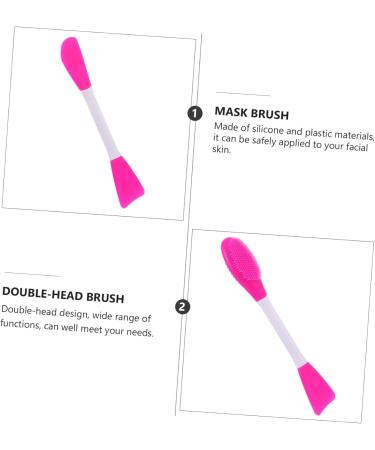 Ipetboom Skincare Tools 1 Film Stick Set Silicone Brush Double-head Applicator Brush Brush Brush Skin Care Beauty Tool Double-head Brush Portable Brush Purple Cosmetic Care Brush Plastic - Buy Online on GoSupps.com