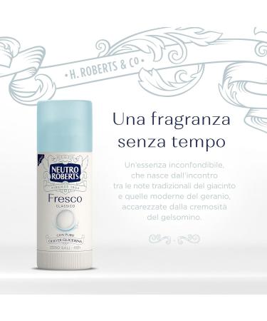  Italian Gourmet E.R. Neutro Roberts Fresco Stick Deodorant without aluminum salts zero stains natural protection with floral notes 12 x 40 ml + Italian Gourmet Polpa 400 g - Buy Online on GoSupps.com