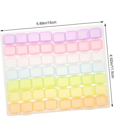 minkissy 3 Sets Nail Art Storage Box nail organizers and storage nail jewelry ornament storage bin dip powder organizer manicure accessories holding makeup drawer grid Manicure tools abs - Buy Online on GoSupps.com