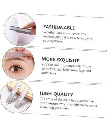 Didiseaon 100pcs Eyebrow Trimming Blades - Stainless Steel Hair Trimmers and Razors for Men | Facial Hair Remover Eyebrow Cutter Nose Hair Shaver - International Shipping Available - Buy Online on GoSupps.com