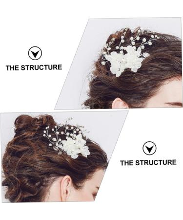 DOITOOL Hair Style 1 Pc Hair Comb Pearl Alloy Props Bride Hairdo - Buy Online on GoSupps.com