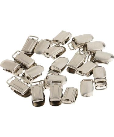 Xiaojikuaipao 20-Pack 15mm Trouser Clip & Pacifier Chain Metal Clips - Durable & Stylish Attachment - Buy Online on GoSupps.com