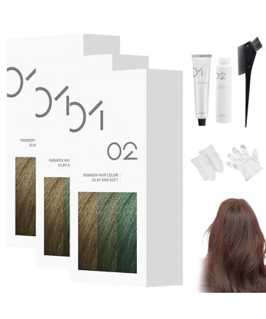Cr me Colorante Douce Faire Soi-m me 200 Ml Coloration Permanente Brillance Naturelle Formule Douce Pour Tous Types De Cheveux Application Facile Domicile (A75 - Caf 3)
