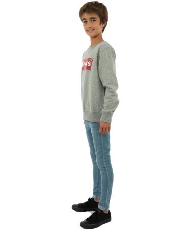Levi's Boys Lvb Batwing Crewneck Sweatshirt - 14 Years - Grey | International Shipping Available - Buy Online on GoSupps.com