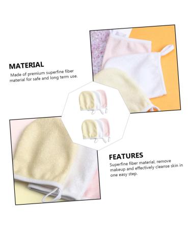 POPETPOP 30 Pcs Makeup Remover Gloves & Microfiber Bathing Wipes - Reusable & Disposable Makeup Removal Pads for Effortless Cleansing - Buy Online on GoSupps.com