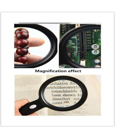 Magnifying Glass Old Man Reading HD Mobile Phone Repair Simple LED Extension Mirror Handheld 10X Good Times - Buy Online on GoSupps.com