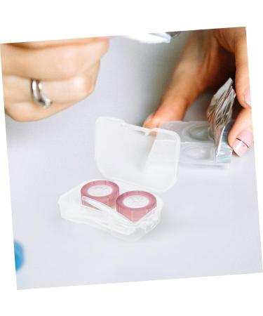 Partykindom 32 STK Contact Lens Container Set - Travel Bag Tweezers Solution Bottle & Case - Perfect Lens Care for International Shipping - Buy Online on GoSupps.com