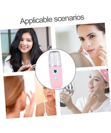FRCOLOR De Brume Faciale Pour Soins De La Peau Mat riau Abs Pc Nano Face Appareil Portable Vapeur Pour Le Visage 11X3.6X3.6cm Rose - Buy Online on GoSupps.com