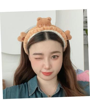 Healeved Bear Face Wash Headband Makeup Headband Washing Face Headbands Headband for Washing Face Make up Headbands Facial Headbands Bear Headband Spa Headbands for Women Skincare Headbands - Buy Online on GoSupps.com