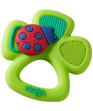 HABA Lucky Shamrock Silicone Teether and Clutching Toy - Buy Online on GoSupps.com
