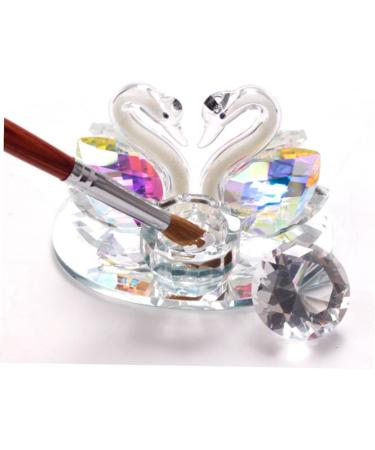 FRCOLOR 1PC nail art crystal cup glass dapping dish garnish tools glass mixing dish glass nail art cup mini nail bowl cups nail art liquid bowl nail liquid crystal dish manicure work - Buy Online on GoSupps.com
