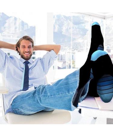 Zlyj Compression Socks for Men & Women 3 Pairs Knee Socks for Fitness & Relaxation XL Size - Buy Online on GoSupps.com