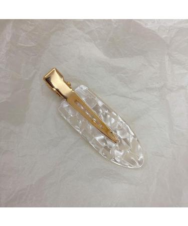 6PCS Large Acrylic Resin Hair Clips for Women - No Crease, No Bend, Flat Design for Bangs, Waves - Duck Bill Style - Buy Online on GoSupps.com