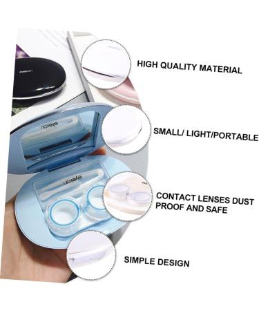 Buy Gatuida 2-Pack Companion Box for Contact Lenses - Mirror Foil & Cobblestone Design - Invisible White - International Shipping Available - Buy Online on GoSupps.com