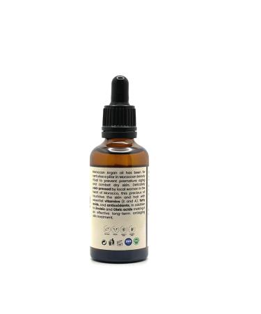 100% Pure Organic Moroccan Argan Oil 1.7 Oz - Unrefined Cold Pressed & ISO Certified - Buy Online on GoSupps.com