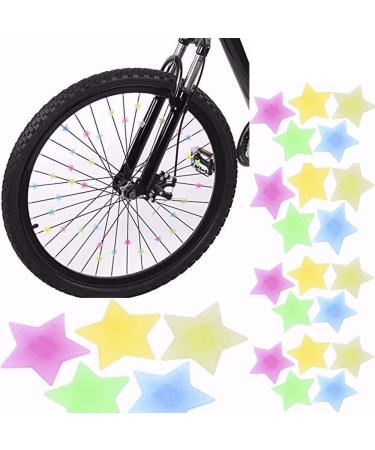 Lohill 36PC Reflective Bicycle Spokes Pearls for Kids - Sparkling Star Decor for Girls | International Shipping - Buy Online on GoSupps.com