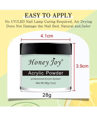 28g/box Professional Acrylic Nail Powder Set for French Manicure - HJ-NAP017-No.1 - Buy Online on GoSupps.com