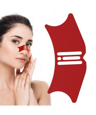 Nose Stencils For Makeup Silicone Nose Shadow Tool Eyeliner Stencils Wing Tips Face Make Up Stencils Nose Eyebrow Cheekbone Contour Stencils Reusable Makeup Eyelash Tool Red