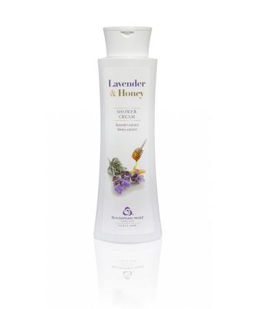 Bulgarian Lavender and Honey Shower Gel with Natural Lavender Extract Honey Extract Deep Moisturizing Body Wash 13.5 oz