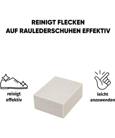 Shoe Cleaning Brush Set 3-Piece - Consisting of Dirt Brush Suede Leather Brush and Suede Leather Cleaning Rubber - Effective Cleaning of All Suede Types - Buy Online on GoSupps.com