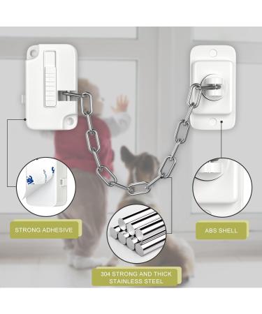 Buy Aosite Window Fuses for Children - Door Window Backups Drawer Locks & No-Drill Door Locks - 2 Pack White - Buy Online on GoSupps.com