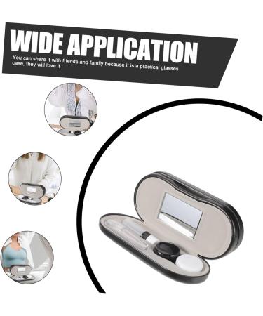 Solustre Multi-Purpose Glasses Case & Organizer | 2-in-1 Contact Lens & Schnapps Glass Storage Solution - Buy Online on GoSupps.com