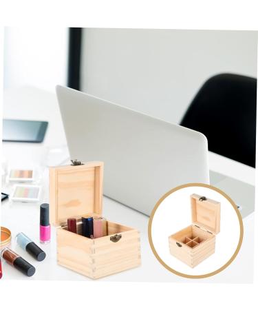 Minkissy 4-Piece Wooden Storage Box Set | Essential Oils & Jewelry Organizer | Craft Storage Gift Boxes - Buy Online on GoSupps.com