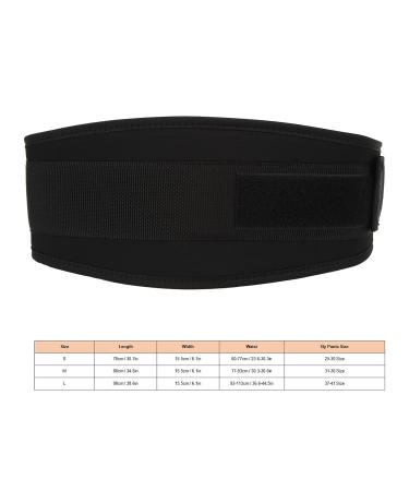 Adjustable Lumbar Support Belt for Back Pain Relief | Comfortable Waist Compression Brace for Sports | Breathable Black 38 Inches (M - Buy Online on GoSupps.com