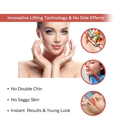 COSDAD Reusable Double Chin Reducer Chin Strap - V Line Lifting Mask for Women | Innovative Lifting Technology | Breathable & Comfortable - Soft Pink - Buy Online on GoSupps.com