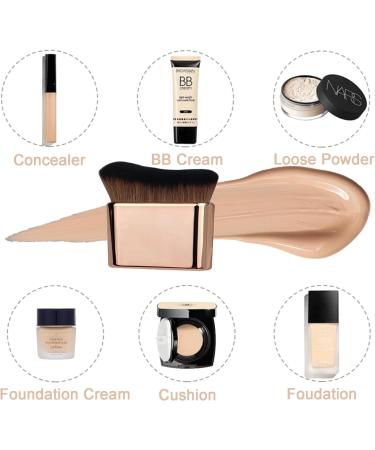 Tanning Brush Body Makeup Brush Foundation Brush Portable Fake Tan Brush Contour Brush Blush Brush Bronzer Brush for Blending Liquid Cream Concealer Tanner Brush Applicator for Body & Leg Makeup - Buy Online on GoSupps.com