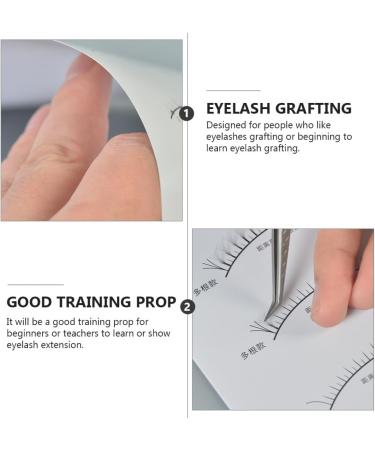 Veemoon Cahier D'exercices pour Pose D extensions de Cils 6 Feuilles Papier Blanc D tachable Formation D butants Salon Pratique - Buy Online on GoSupps.com