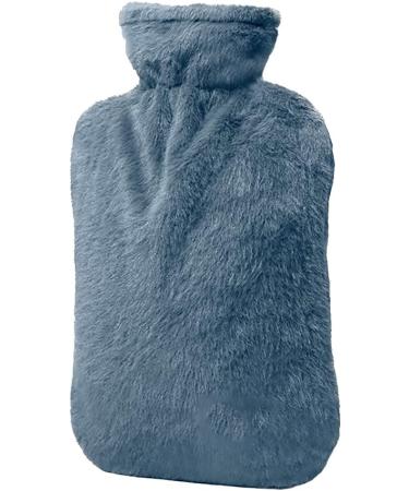 BICAREE 2L Extra Large Hot Water Bag for Pain Relief with Cover - BPA-Free Hot Compress (Blue Ashes) - Buy Online on GoSupps.com