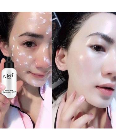 Kuashidai Goat Milk Cream Foundation Revitalizing Waterproof Makeup Base Lightens Dark Circles Concealer Cream - Buy Online on GoSupps.com