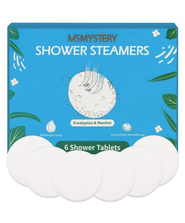 Mismystery Shower Steamers Aromatherapy  Eucalyptus Menthol Shower Steamer Bath Vapor Tablets for Sinus Relief and Relaxation  Shower Bombs Aromatherapy Bath Products Fathers Day Gift Ideas for Dad