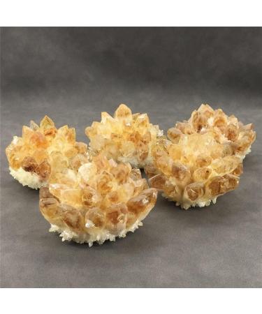 Yellow Crystal Cluster Natural Quartz Cluster for Crystal Reiki Crystal Stone - Buy Online on GoSupps.com