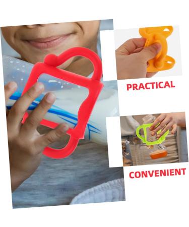 ibasenice 4 Pcs Silicone Bottle Handle Newborn Bottle Handle Bottle Grip Milk Bottle Handles Bottle Handles Milk Bottle Accessories Wide Mouth 13.00X7.00X6.50CMx2pcs Assorted Colorx2pcs - Buy Online on GoSupps.com