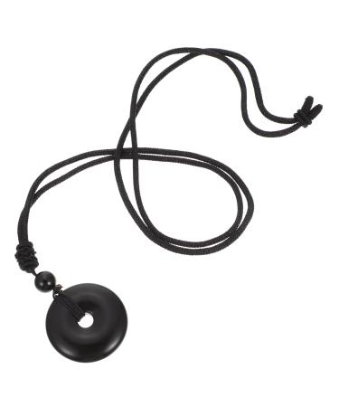 Minkissy 2st necklace with safety buckle petite necklace Chinese trailer festival accessory chinese decor men and women chinese style decorate crystal