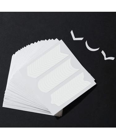 2000 Pieces French Manicure Nail Art Stickers, Self-Adhesive Nail Tips Guides for DIY Decoration Stencil Tools(3 White Half-Moon Shaped Designs,45 Sheets) - Buy Online on GoSupps.com