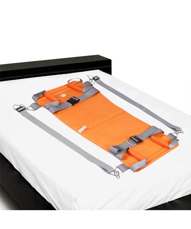 Safety Lifting Aids Padded Bed Transfer Nursing Sling Patient Elderly Transfer Moving Belt Wheelchair Bed Nursing Lift Belt for Elderly Bariatric Versatile Yellow