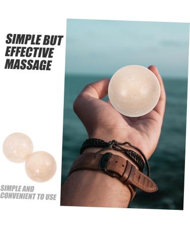 Minkissy 2 Piece Jade Fitness Handballs - Hand Exercise & Massage Balls for Outdoor Boccia - Premium Jade Rolling Balls for Hand Strength & Relaxation - Buy Online on GoSupps.com