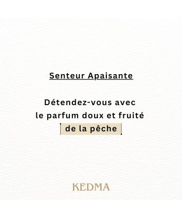 Kedma - Peach & Honey Dead Sea Salt Scrub - Exfoliating & Revitalizing - For Smooth & Nourished Skin - 350g - Buy Online on GoSupps.com