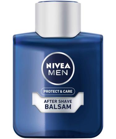 Nivea Men Protect & Care After Shave Balsam 4-Pack (4 x 100 ml) | Calming After Shave Care with Aloe Vera & Panthenol - International Shipping Available - Buy Online on GoSupps.com